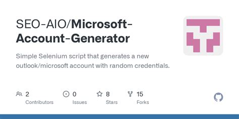 No configuration needed. . Microsoft account generator